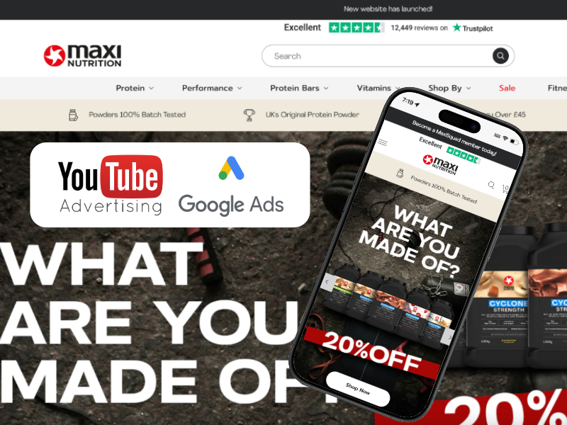 Google & YouTube Ads: ^Ecommerce